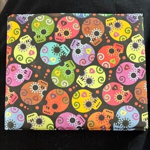 MIGHTY WALLET Colorful Skull Pattern Wallet